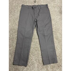 Dickies Genuine Mens Gray Straight Leg Work Pants 40x30